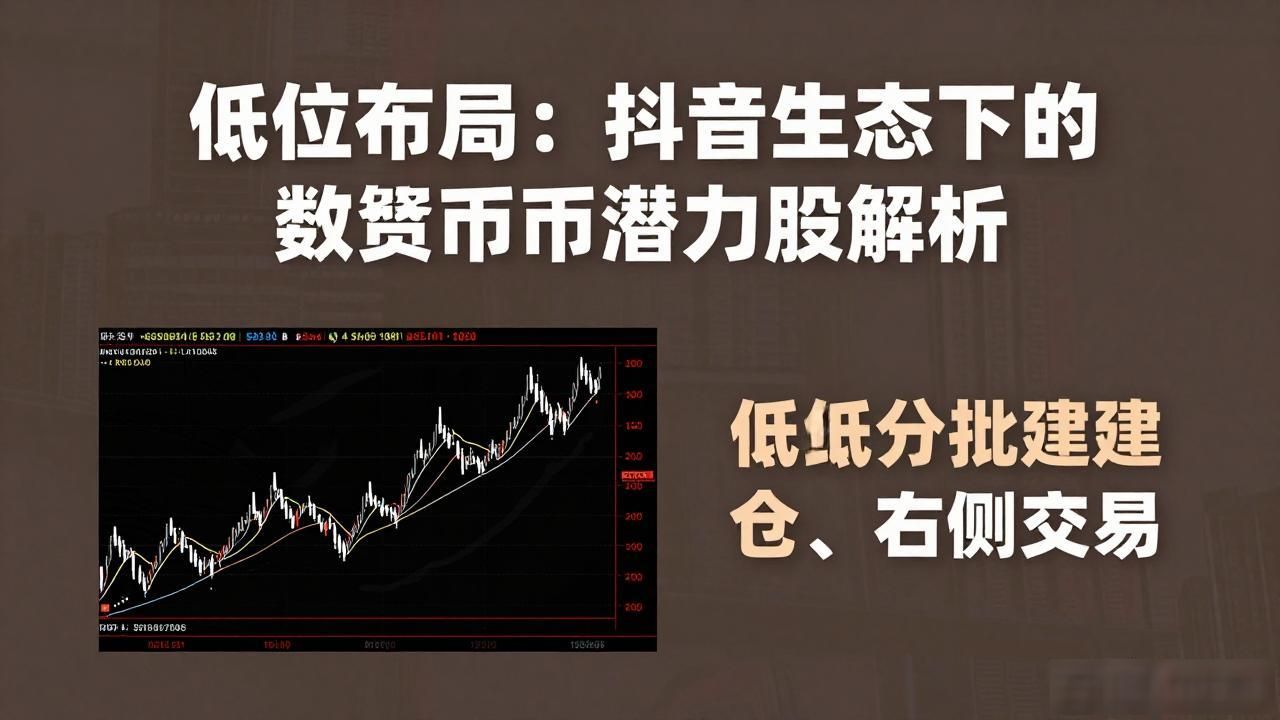 低位布局：抖音生态下的数字货币潜力股解析