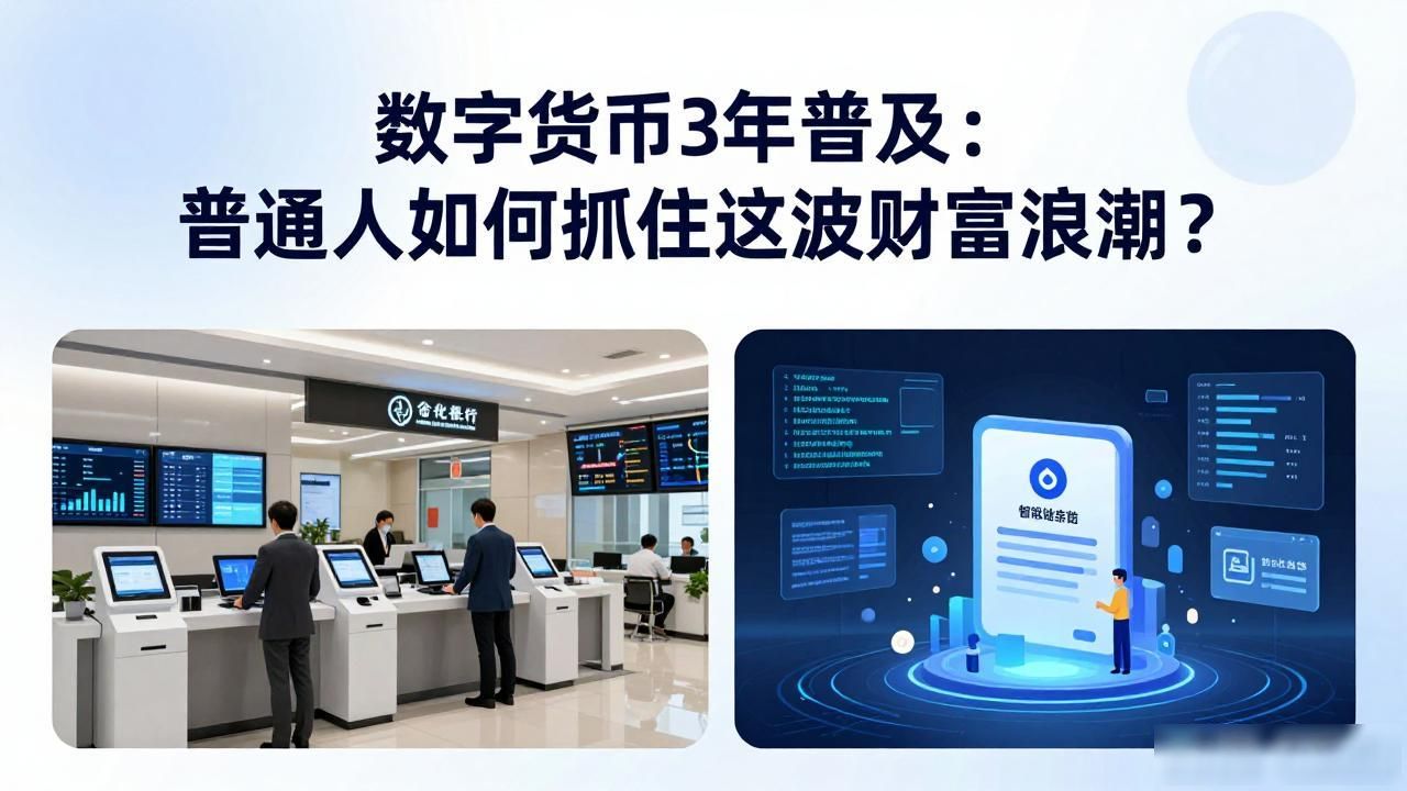 数字货币3年普及：普通人如何抓住这波财富浪潮？