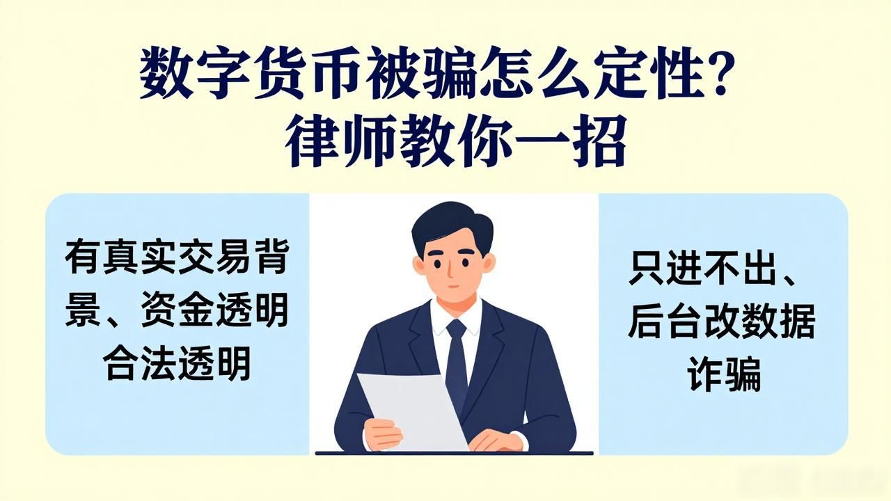 数字货币被骗怎么定性？律师教你一招