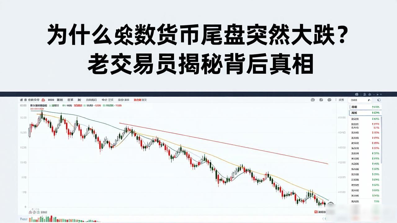 为什么数字货币尾盘突然大跌？老交易员揭秘背后真相