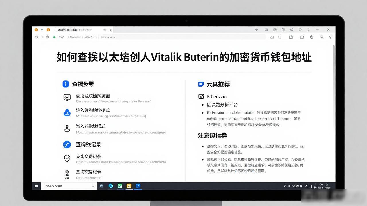如何查找以太坊创始人Vitalik Buterin的加密货币钱包地址
