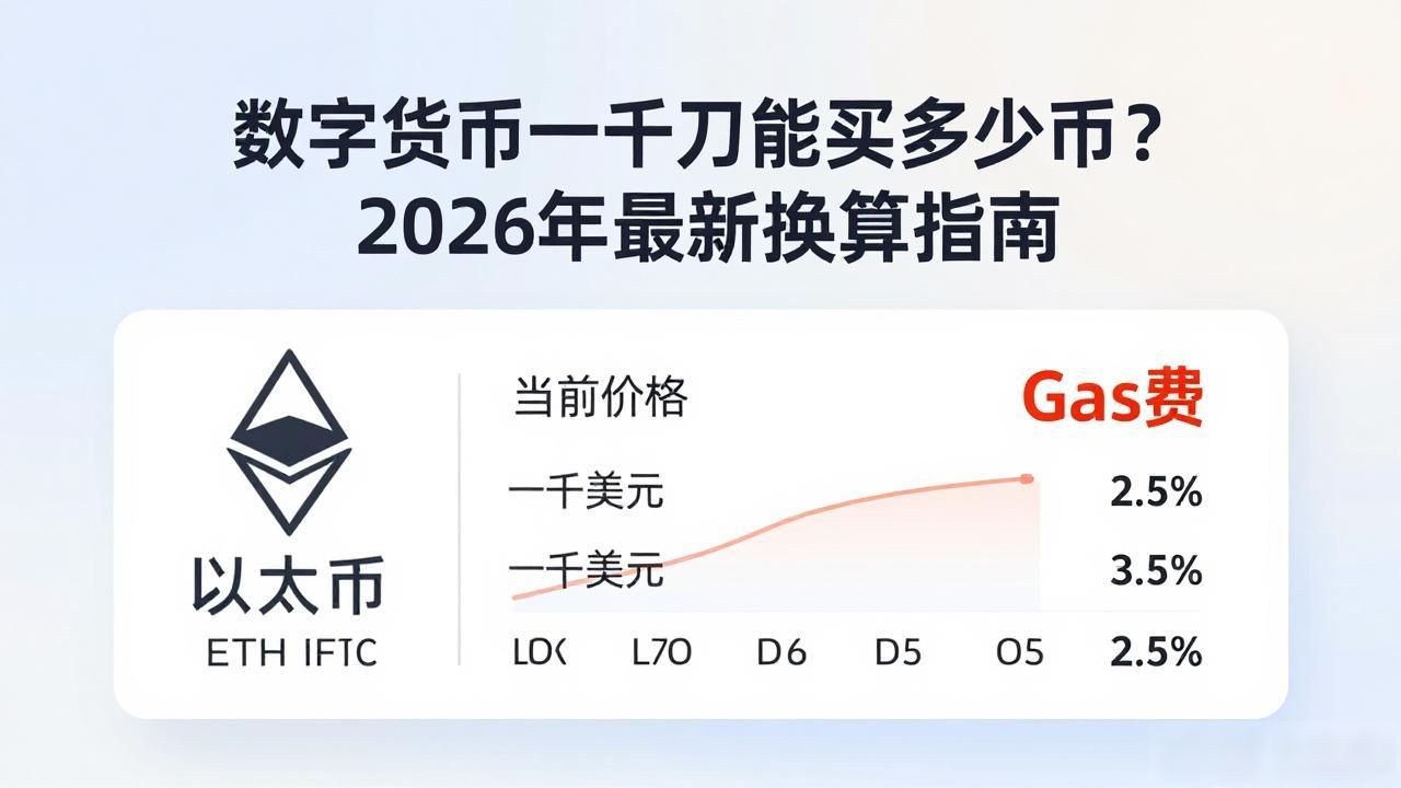 数字货币一千刀能买多少币？2026年最新换算指南