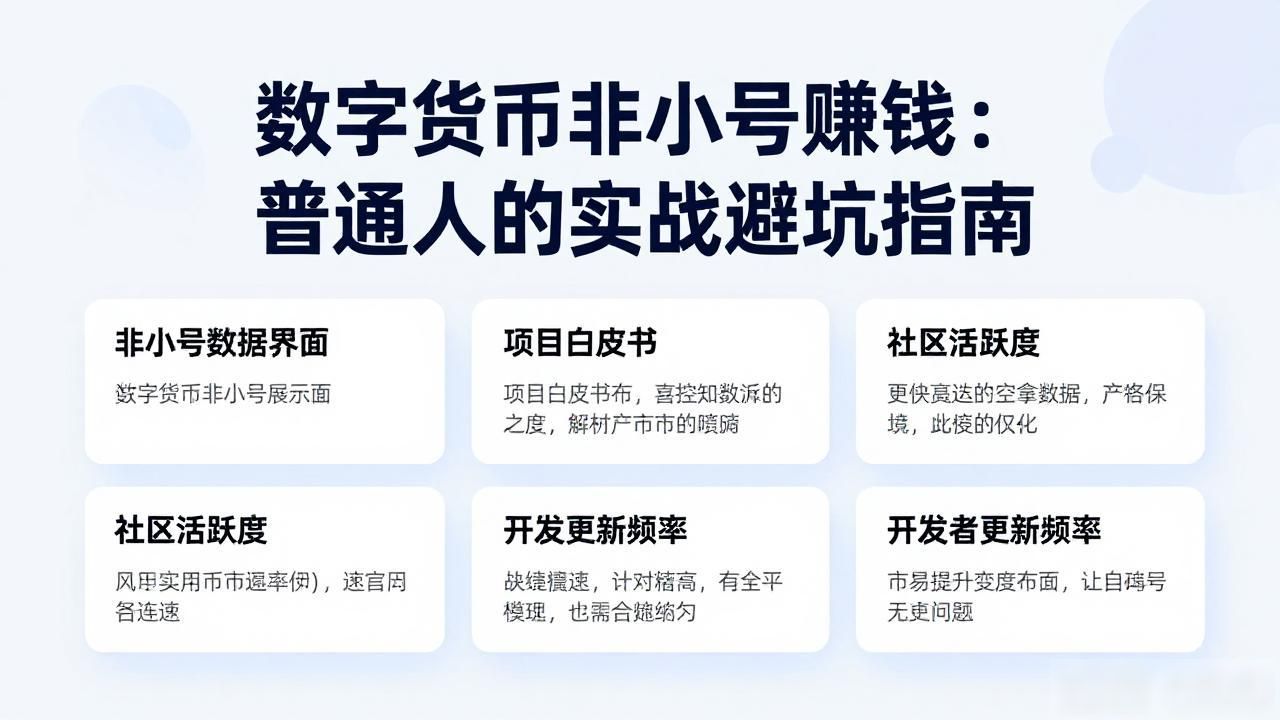 数字货币非小号赚钱：普通人的实战避坑指南