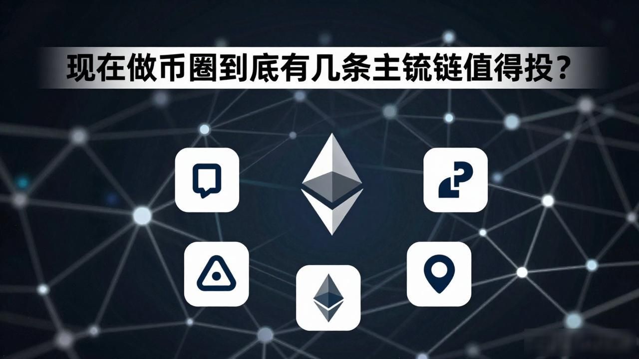 现在做币圈到底有几条主流公链值得投？