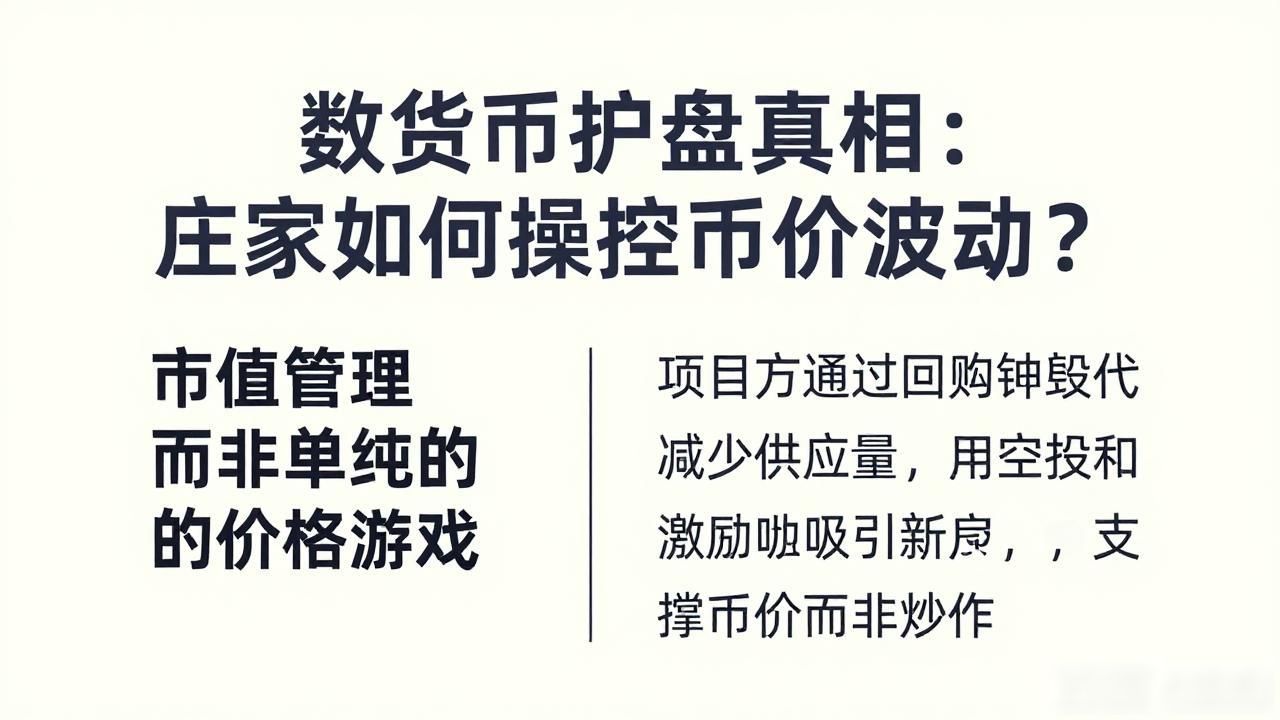 数字货币护盘真相：庄家如何操控币价波动？