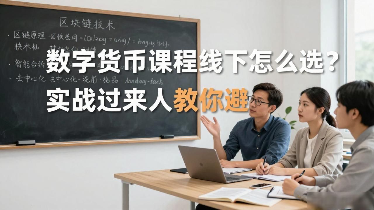 数字货币课程线下怎么选？实战过来人教你避坑