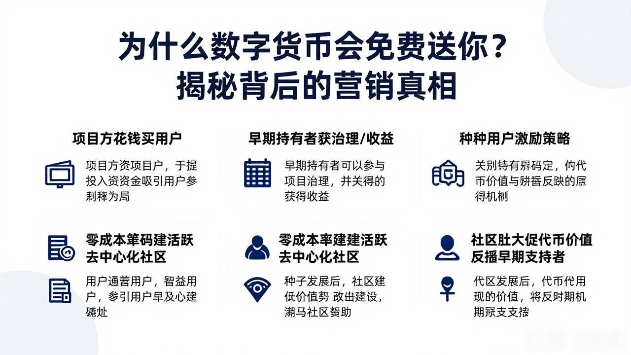 为什么数字货币会免费送你？揭秘背后的营销真相