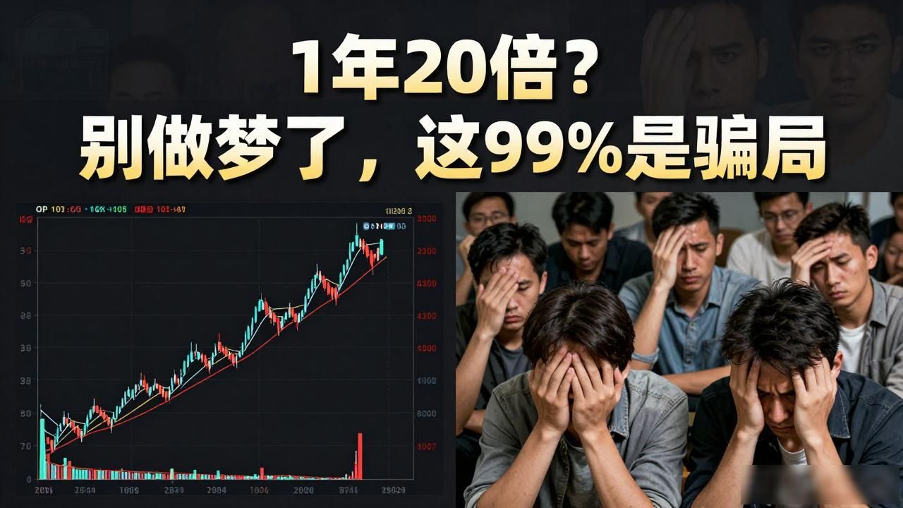 1年20倍？别做梦了，这99%是骗局