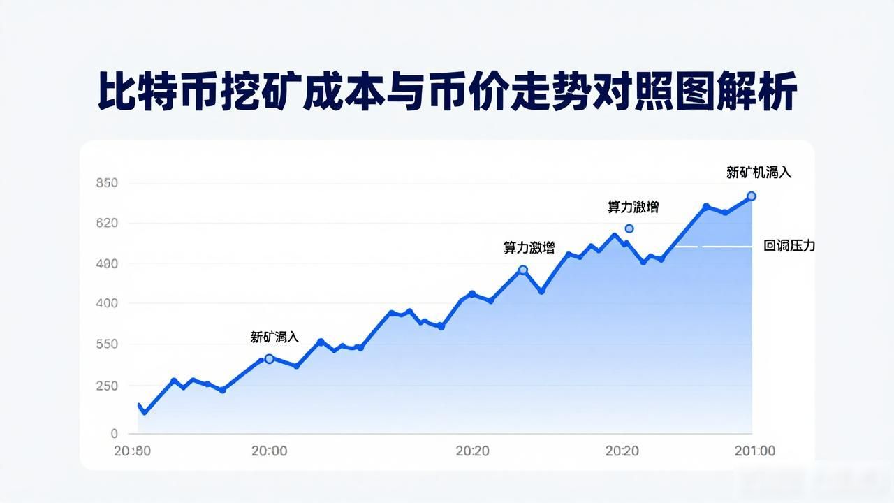 比特币挖矿成本与币价走势对照图解析