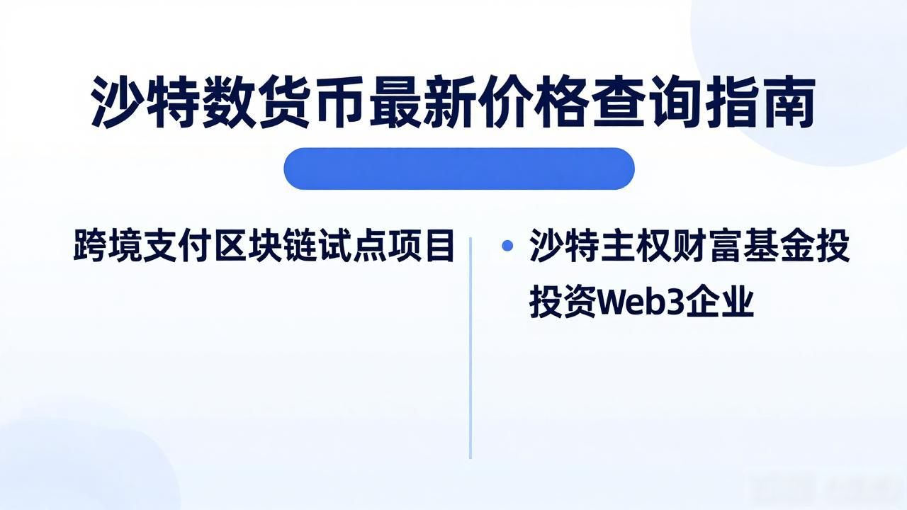 沙特数字货币最新价格查询指南