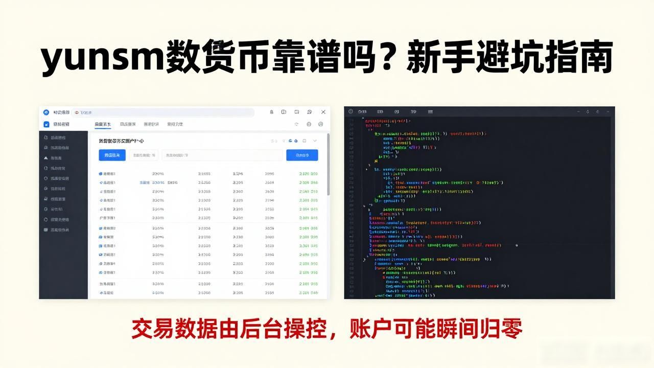 yunsm数字货币靠谱吗？新手避坑指南