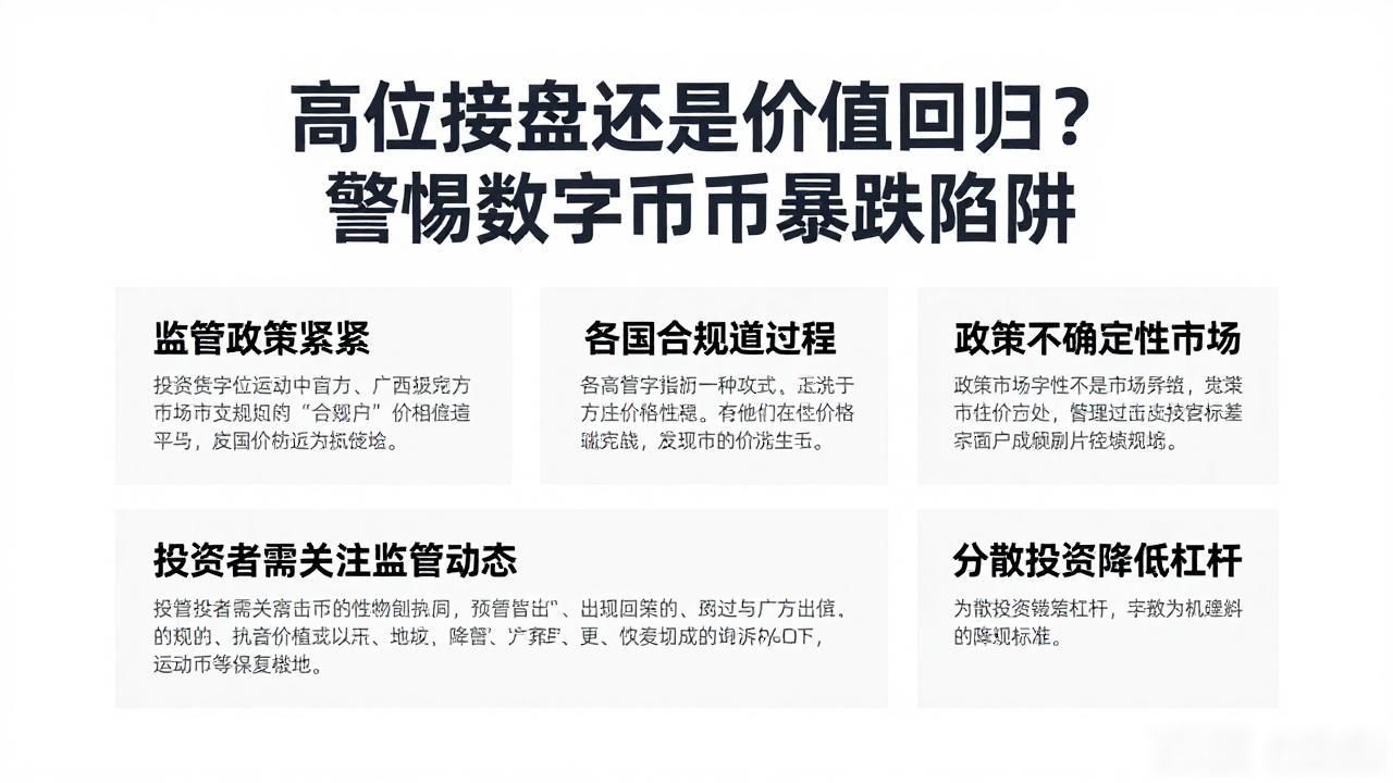 高位接盘还是价值回归？警惕数字货币暴跌陷阱