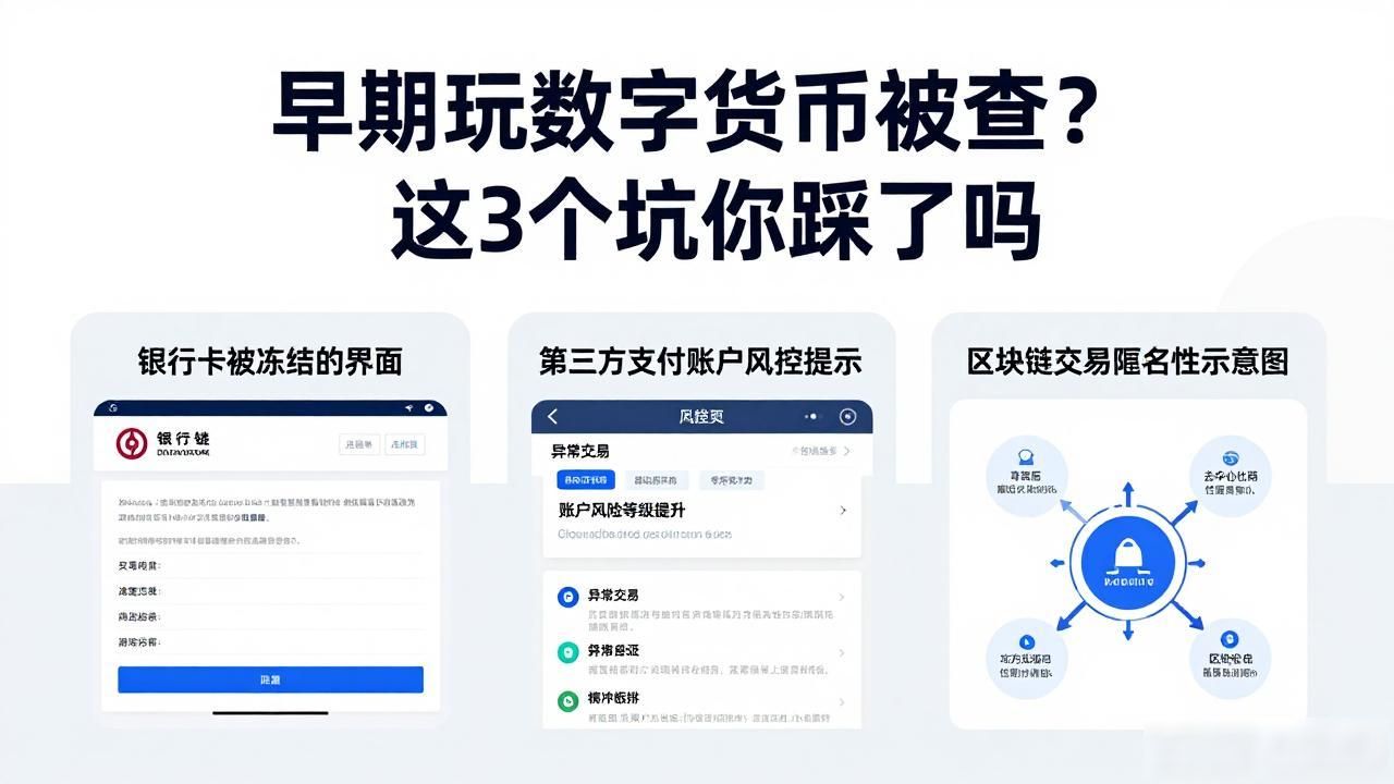 早期玩数字货币被查？这3个坑你踩了吗