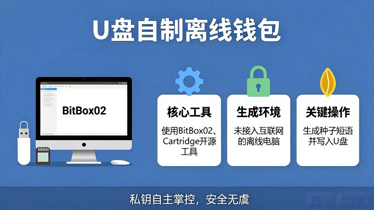 U盘自制离线钱包，私钥自己掌控最安全