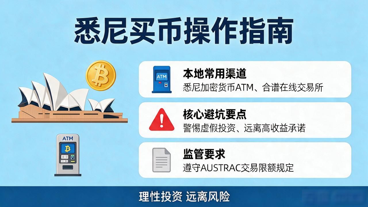 澳大利亚数字货币购买怎么操作？悉尼本地人常用的买币渠道和避坑要点