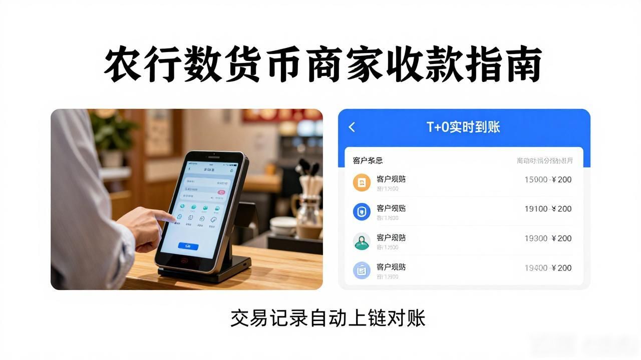 农行数字货币商家收款指南