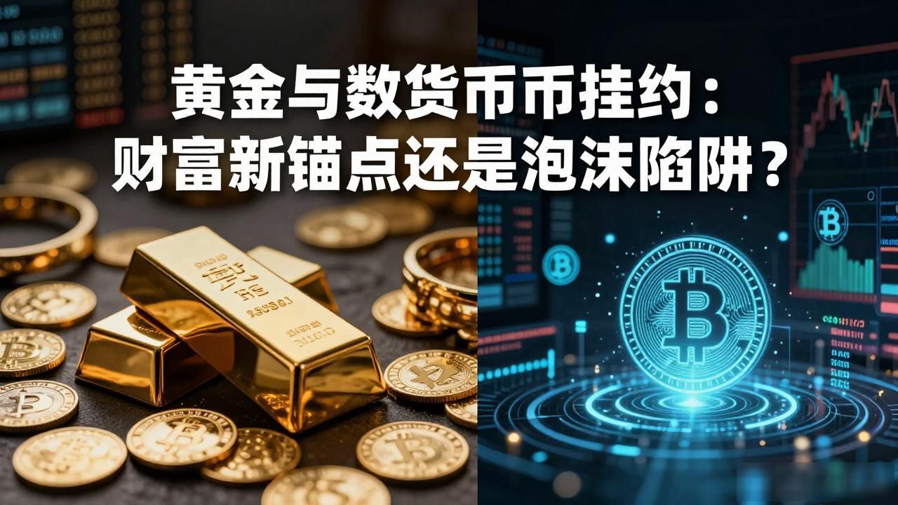 黄金与数字货币挂钩：财富新锚点还是泡沫陷阱？