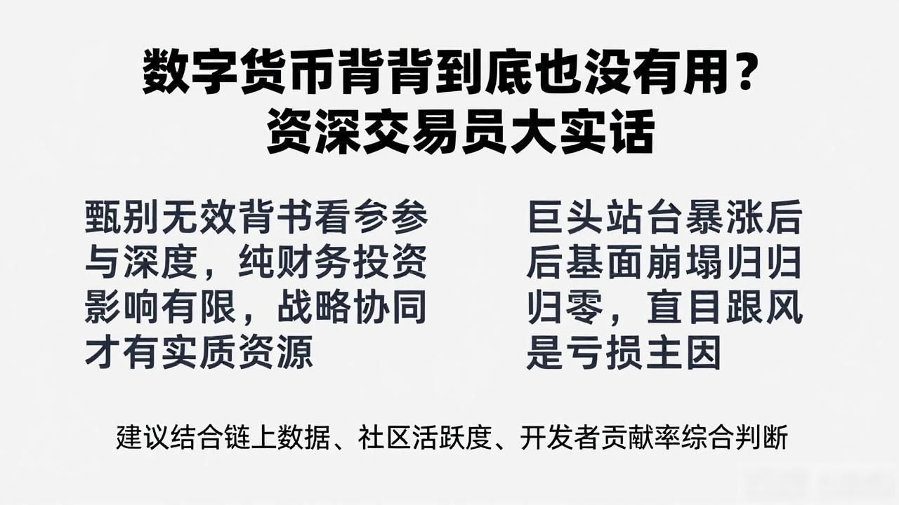 数字货币背书到底有没有用？资深交易员大实话
