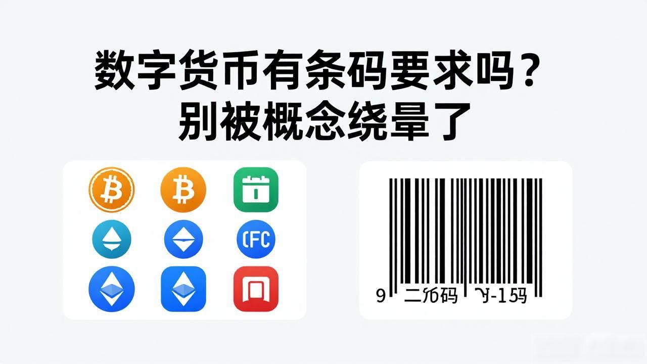 数字货币有条码要求吗？别被概念绕晕了