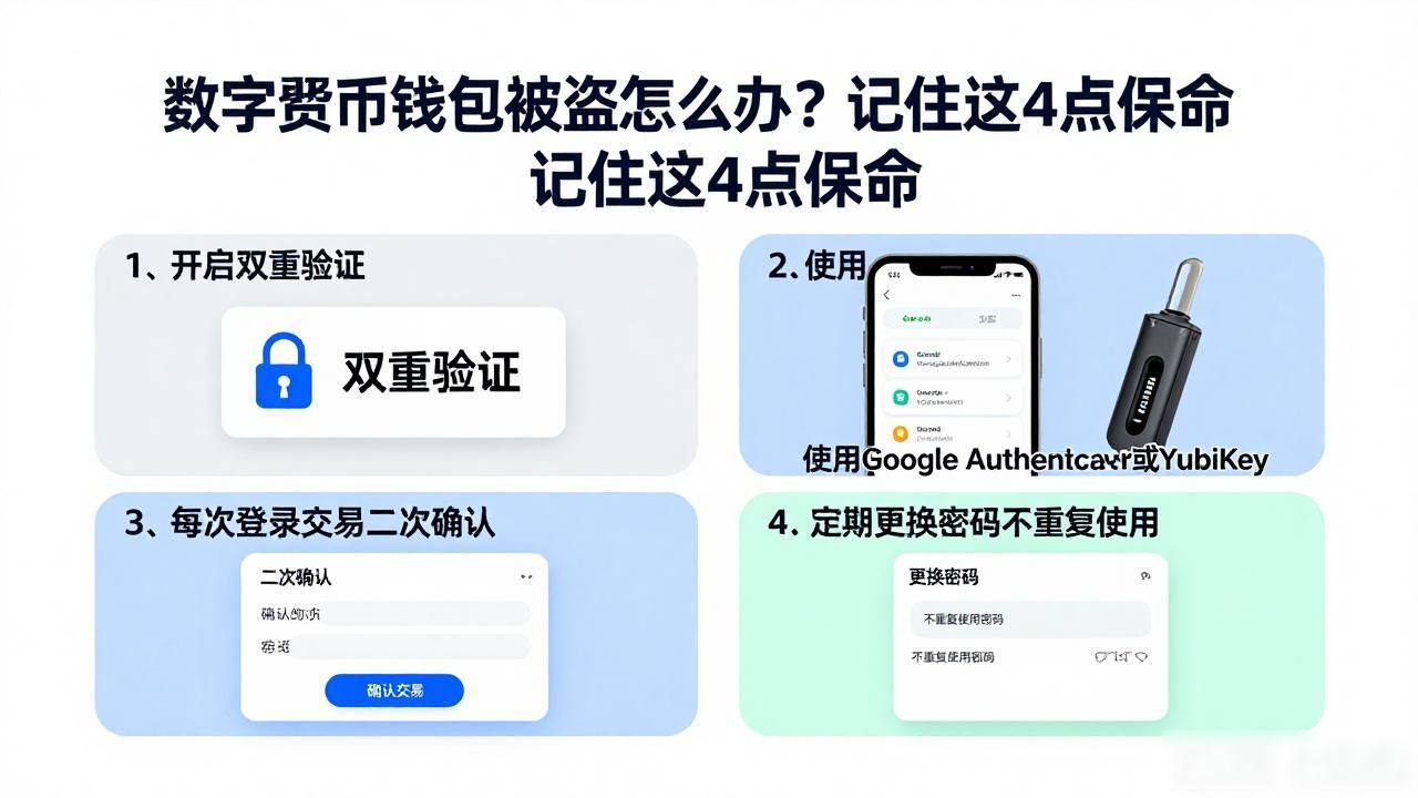 数字货币钱包被盗怎么办？记住这4点保命