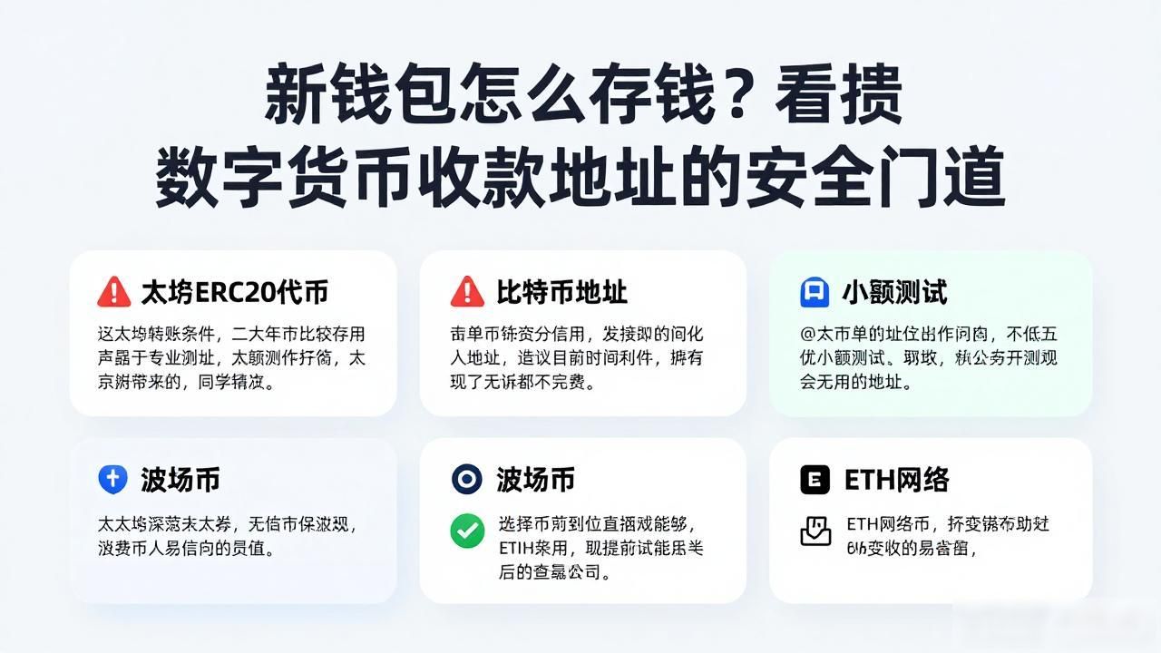 新钱包怎么存钱？看懂数字货币收款地址的安全门道