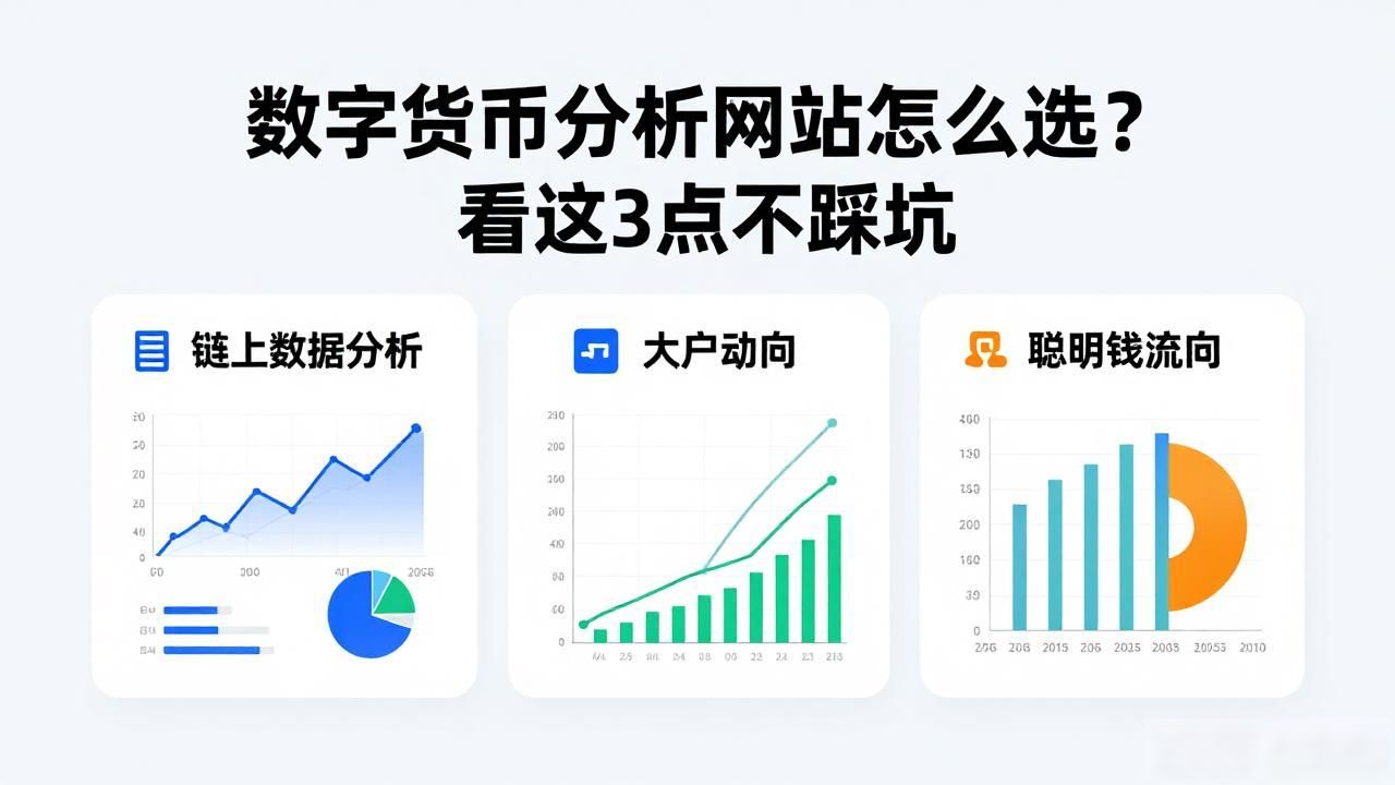 数字货币分析网站怎么选？看这3点不踩坑