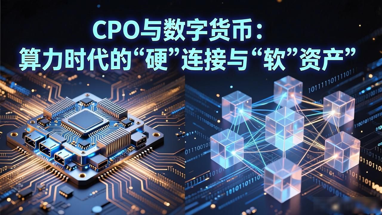 CPO与数字货币：算力时代的“硬”连接与“软”资产
