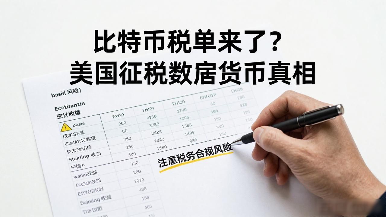 比特币税单来了？美国征税数字货币真相