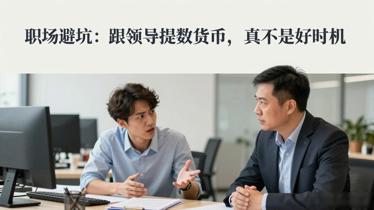 职场避坑：跟领导提数字货币，真不是好时机
