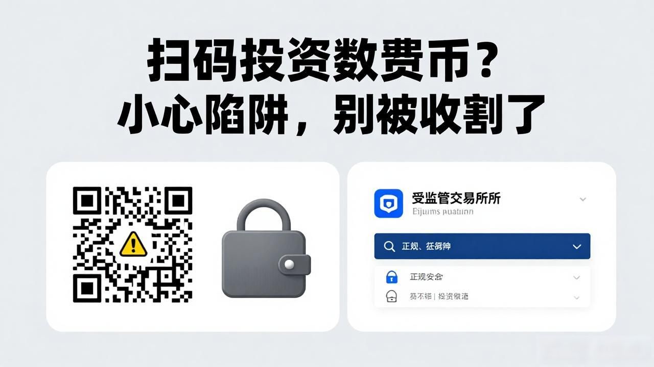 扫码投资数字货币？小心陷阱，别被收割了