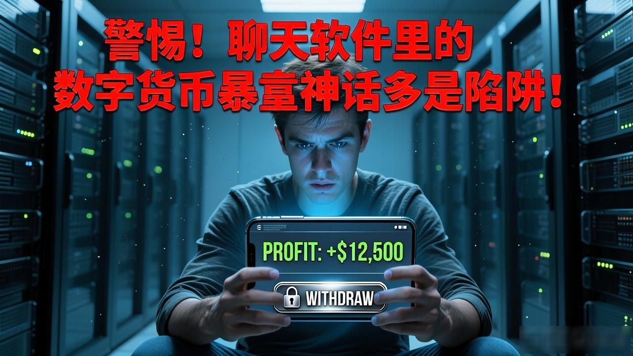 警惕！聊天软件里的数字货币暴富神话多是陷阱