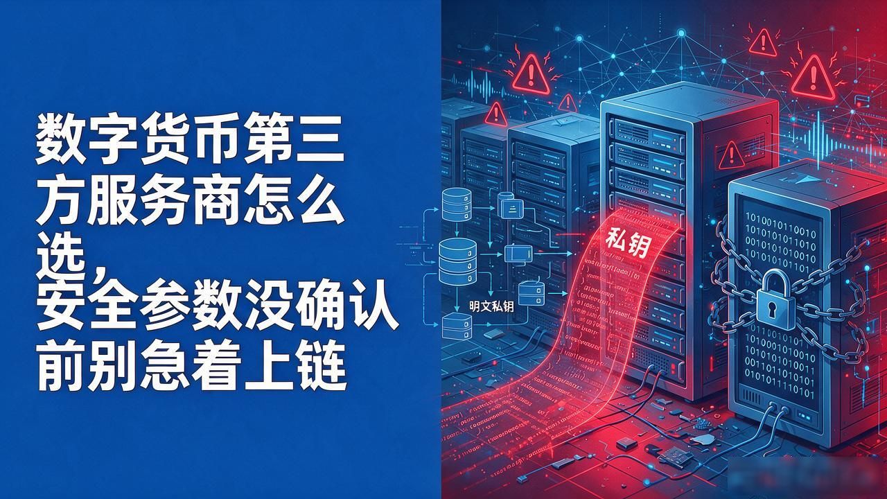 数字货币第三方服务商怎么选，安全参数没确认前别急着上链