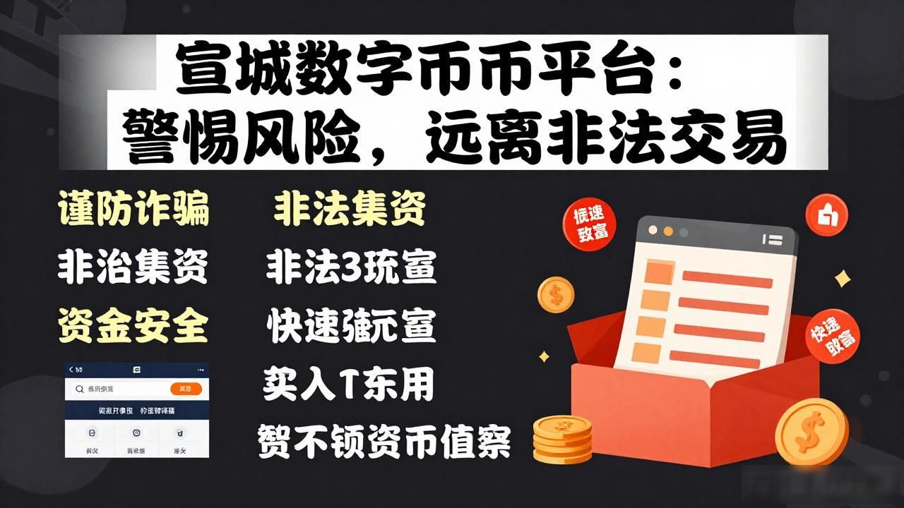 宣城数字货币平台：警惕风险，远离非法交易