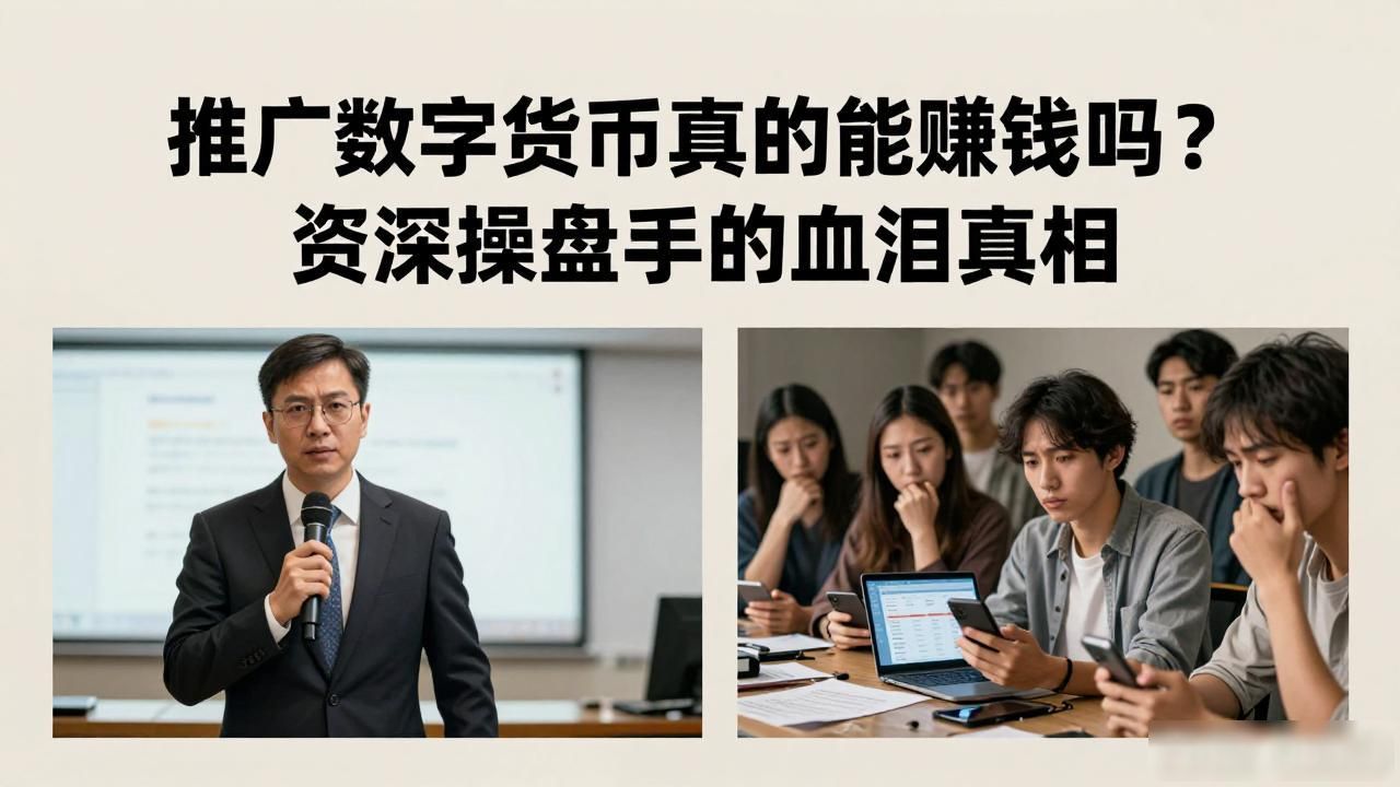 推广数字货币真的能赚钱吗？资深操盘手的血泪真相