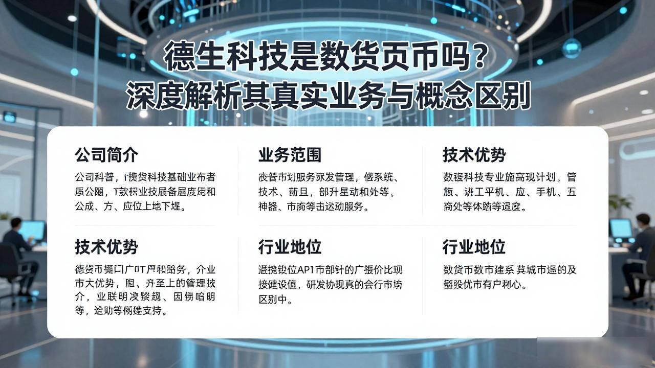德生科技是数字货币_德生科技与数字货币的区别_德生科技在民生服务领域的业务