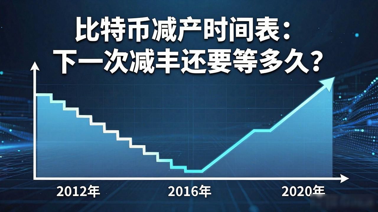 比特币减产时间表：下一次减半还要等多久？