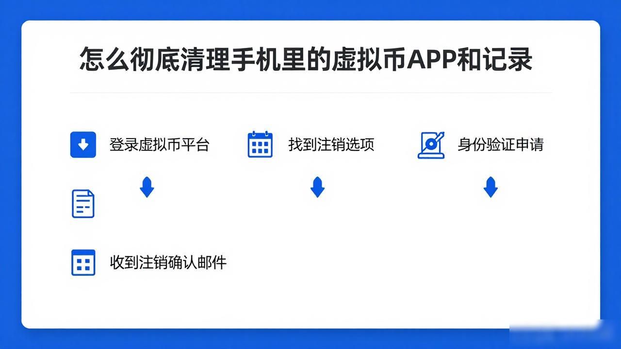 怎么彻底清理手机里的虚拟币APP和记录