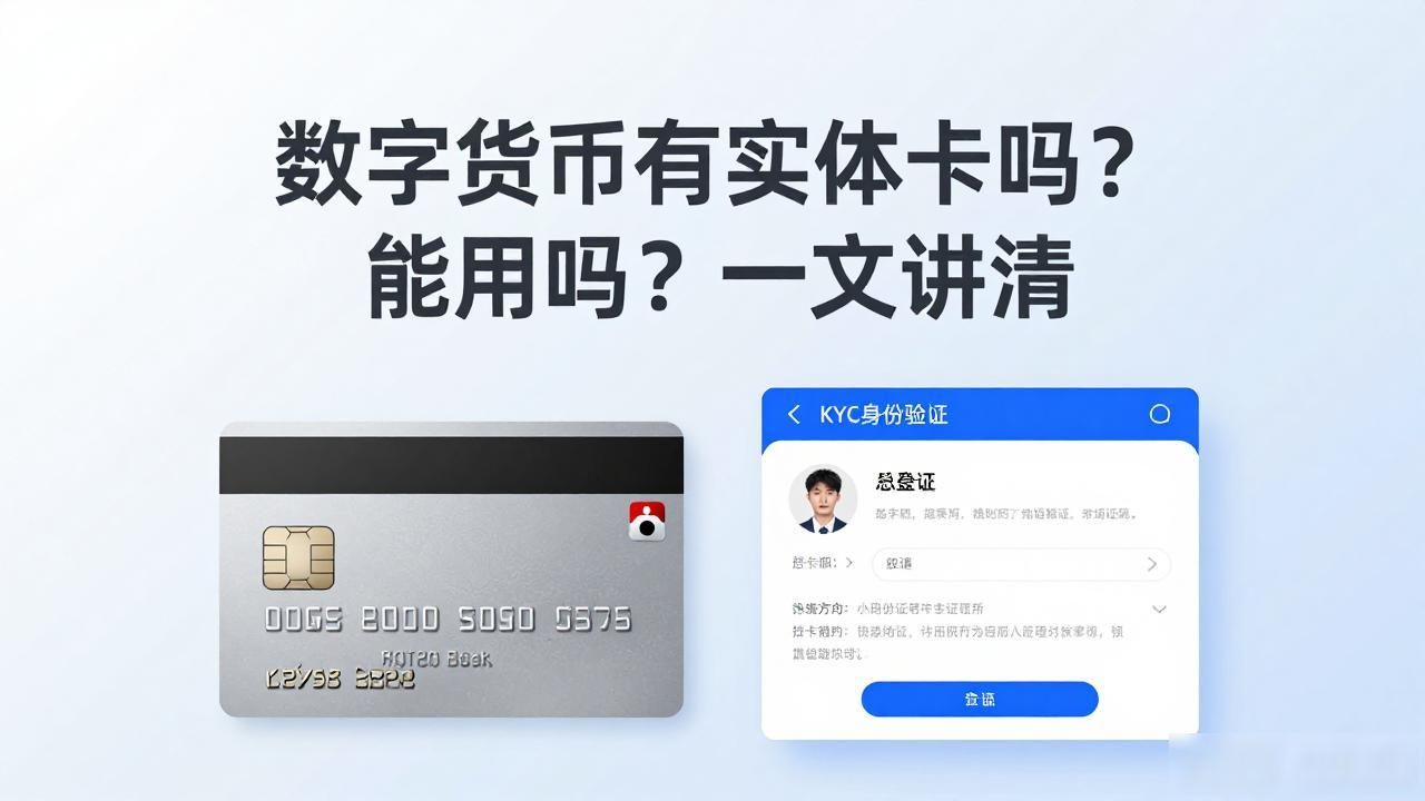 数字货币有实体卡吗？能用吗？一文讲清