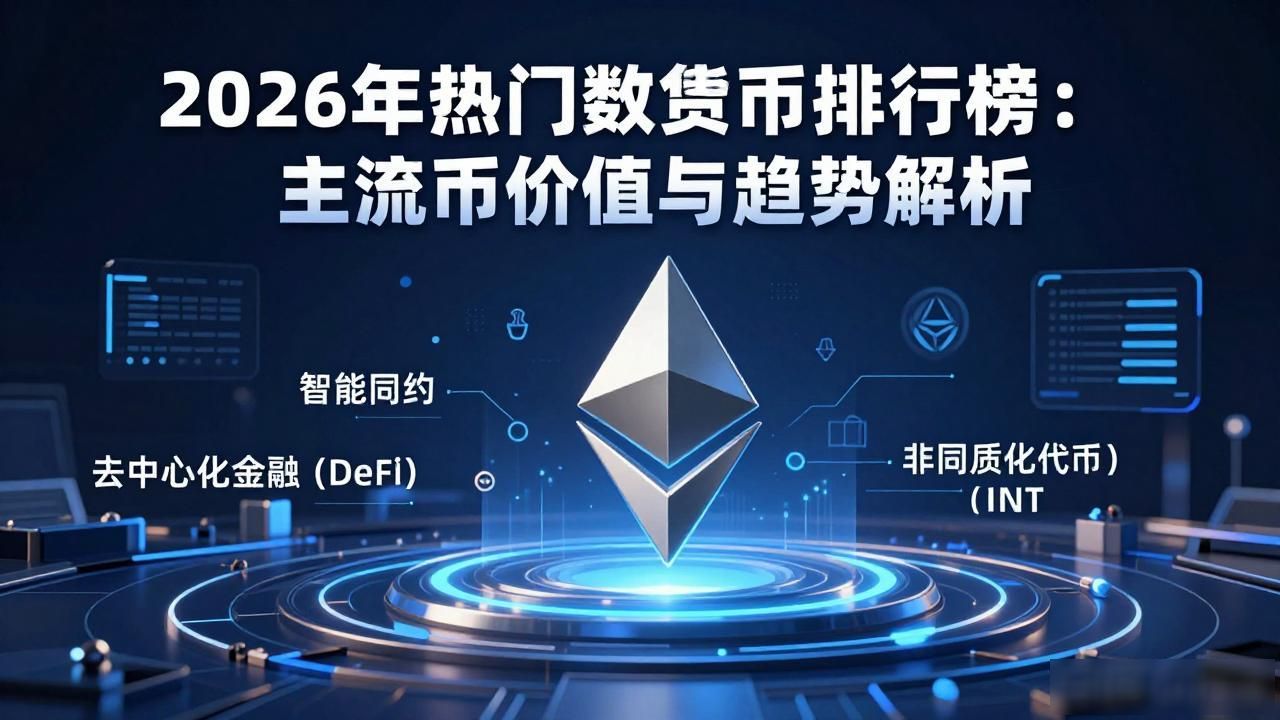 2026年热门数字货币排行榜：主流币价值与趋势解析