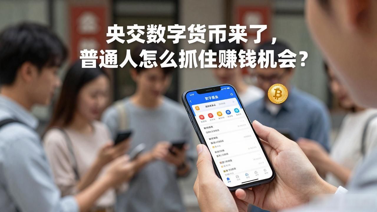 央行数字货币来了，普通人怎么抓住赚钱机会？