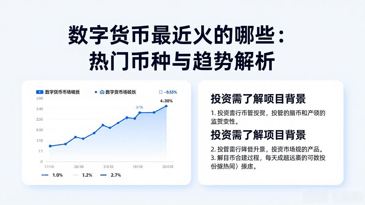 数字货币最近火的哪些：热门币种与趋势解析