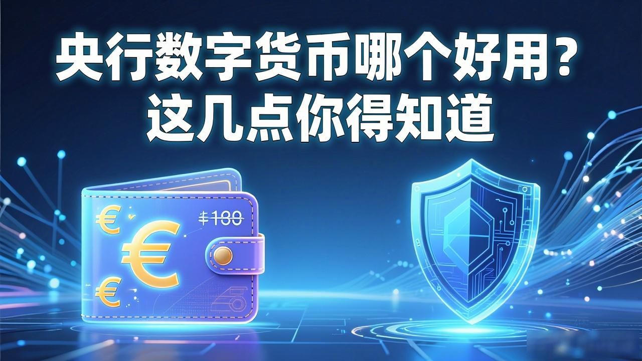央行数字货币哪个好用？这几点你得知道