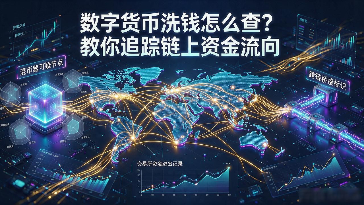 数字货币洗钱怎么查？教你追踪链上资金流向