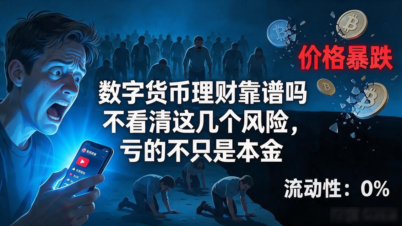 数字货币理财靠谱吗？不看清这几个风险，亏的不只是本金