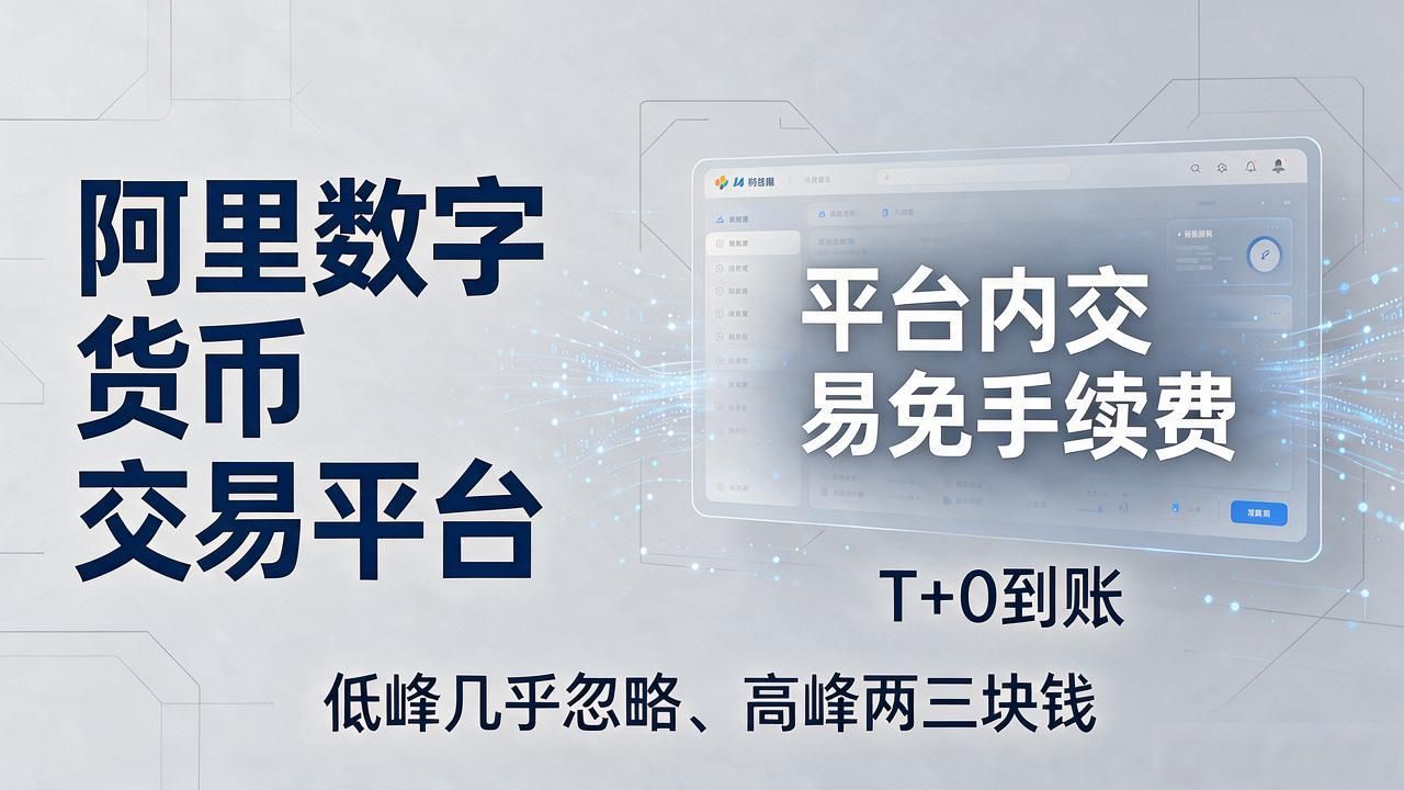 阿里数字货币交易平台到底好不好用？三个月体验说几句大实话