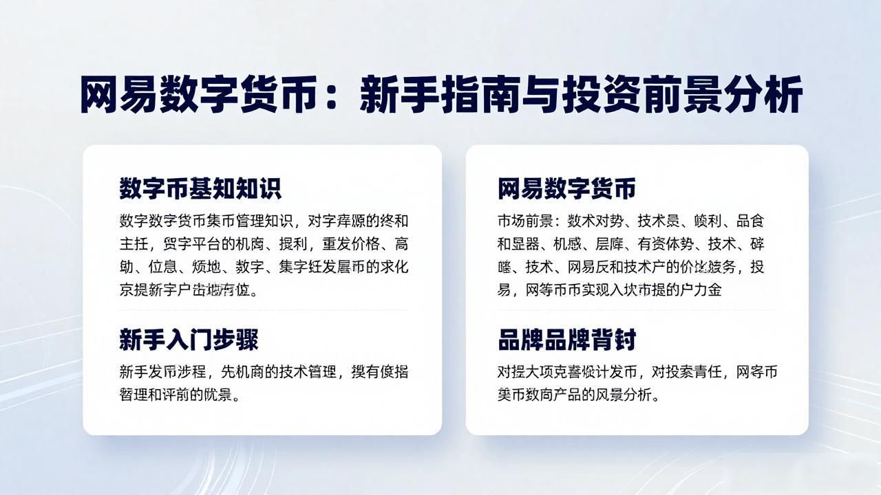 网易数字货币：新手指南与投资前景分析