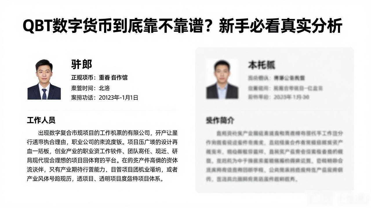 QBT数字货币到底靠不靠谱？新手必看真实分析