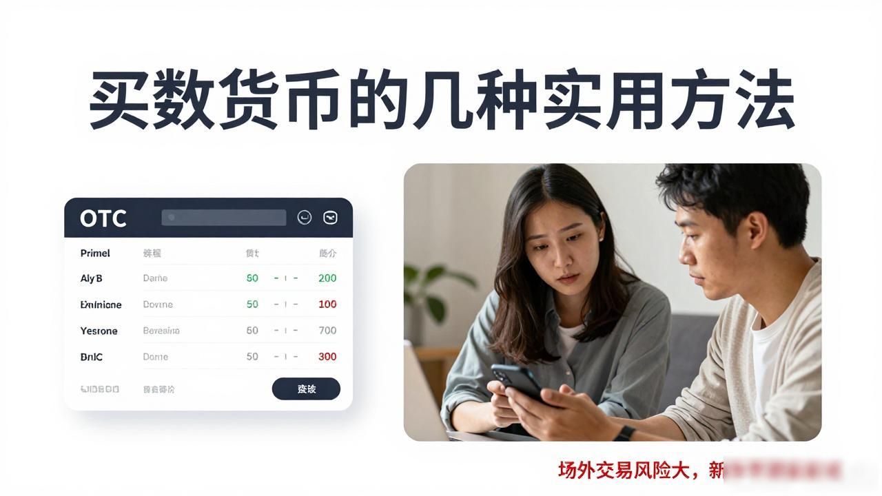 买数字货币的几种实用方法