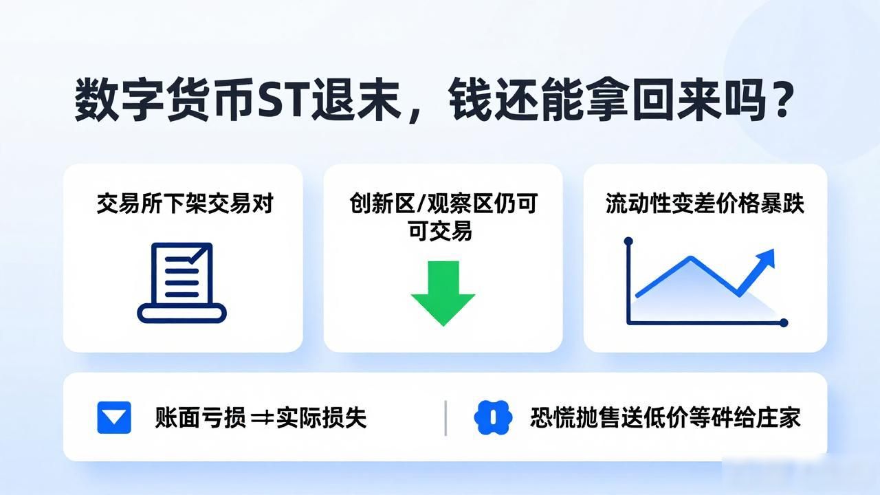 数字货币ST退市，钱还能拿回来吗？