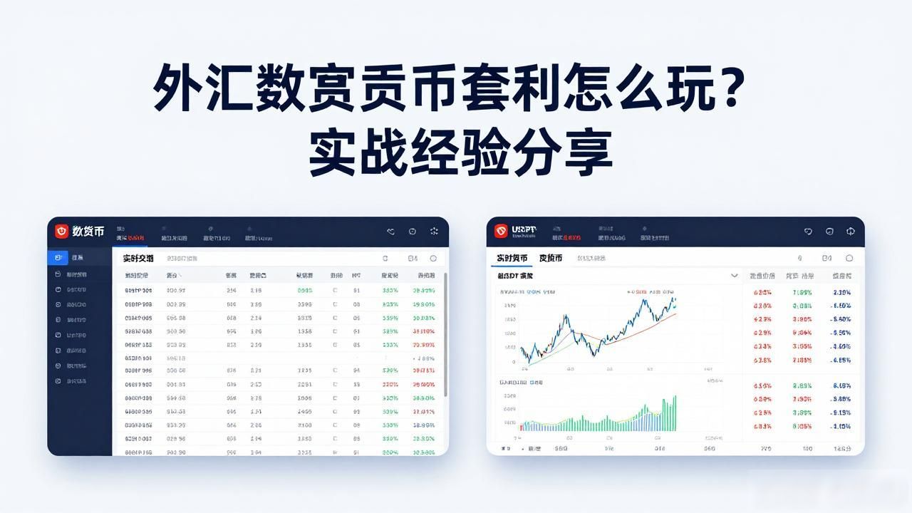 外汇数字货币套利怎么玩？实战经验分享